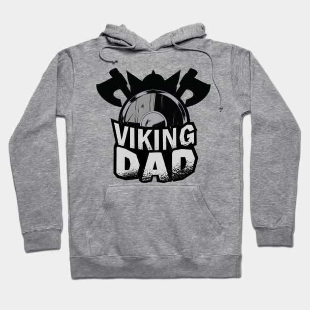 Cool Viking Dad Hoodie by BamBam